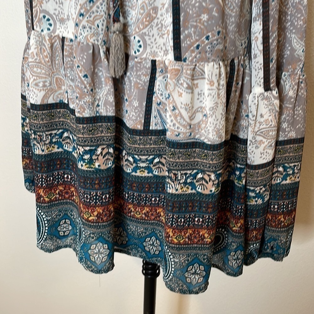Knox Rose Peasant Boho Blouse Size XS - Picture 4 of 9